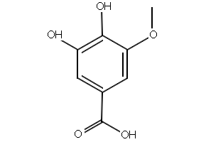 3-O-Methylgallic acid, 3934-84-7, undefined, 
