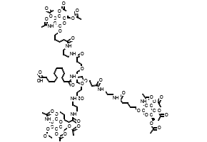 1-(((2R,3R,4R,5R,6R)-3-Acetamido-4,5-diacetoxy-6-(acetoxymethyl)tetrahydro-2H-pyran-2-yl)oxy)-16,16-bis((3-((3-(5-(((2R,3R,4R,5R,6R)-3-acetamido-4,5-diacetoxy-6-(acetoxymethyl)tetrahydro-2H-pyran-2-yl)oxy)pentanamido)propyl)amino)-3-oxopropoxy)methyl)-5,11,18-trioxo-14-oxa-6,10,17-triazanonacosan-29-oic acid