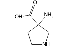 3-Aminopyrrolidine-3-carboxylic acid, 80546-88-9, undefined, 