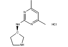 (R)-4,6-Dimethyl-N-(pyrrolidin-3-yl)pyrimidin-2-amine hydrochloride, 1289584-90-2, undefined, 
