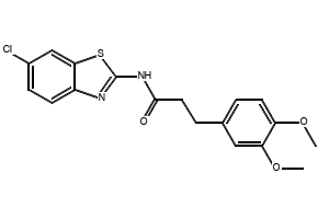 N-(6-Chlorobenzo[d]thiazol-2-yl)-3-(3,4-dimethoxyphenyl)propanamide, 1118807-13-8, undefined, 