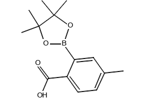 4-Methyl-2-(4,4,5,5-tetramethyl-1,3,2-dioxaborolan-2-yl)benzoic acid, 2377608-70-1, undefined, 