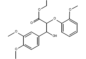 Ethyl 3-(3,4-dimethoxyphenyl)-3-hydroxy-2-(2-methoxyphenoxy)propanoate, 94687-10-2, undefined, 