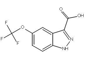 5-(Trifluoromethoxy)-1H-indazole-3-carboxylic acid, 869782-94-5, undefined, 