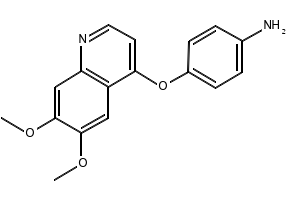 4-((6,7-Dimethoxyquinolin-4-yl)oxy)aniline, 190728-25-7, undefined, 