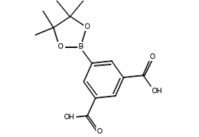 5-(4,4,5,5-Tetramethyl-1,3,2-dioxaborolan-2-yl)isophthalic acid, 1041434-13-2, undefined, 