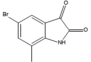 5-Bromo-7-methylindoline-2,3-dione, 77395-10-9, undefined, 