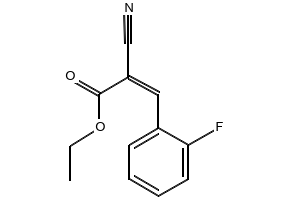 Ethyl 2-cyano-3-(2-fluorophenyl)acrylate, 84186-23-2, undefined, 