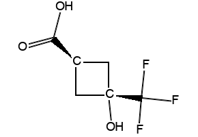 cis-3-Hydroxy-3-(trifluoromethyl)cyclobutane-1-carboxylic acid, 1690177-86-6, undefined, 