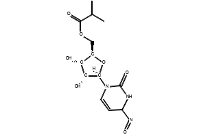 ((2R,3S,4R,5R)-3,4-Dihydroxy-5-(4-(hydroxyimino)-2-oxo-3,4-dihydropyrimidin-1(2H)-yl)tetrahydrofuran-2-yl)methyl isobutyrate, 2635324-86-4, undefined, 