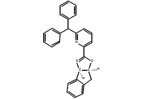 (3aR,8aS)-2-(6-Benzhydrylpyridin-2-yl)-3a,8a-dihydro-8H-indeno[1,2-d]oxazole, 2757083-53-5, undefined, 
