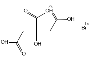 2-Hydroxypropane-1,2,3-tricarboxylic acid, bismuth(III) salt