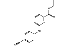 Ethyl 2-((4-cyanophenyl)amino)pyrimidine-4-carboxylate, 1393845-81-2, undefined, 