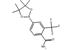 4-(4,4,5,5-Tetramethyl-1,3,2-dioxaborolan-2-yl)-2-(trifluoromethyl)benzamide, 1350426-21-9, undefined, 