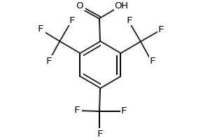 2,4,6-Tris(trifluoromethyl)benzoicacid, 25753-26-8, undefined, 