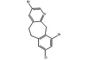 3,10-Dibromo-8-chloro-6,11-dihydro-5H-benzo[5,6]cyclohepta[1,2-b]pyridine, 272107-22-9, undefined, 