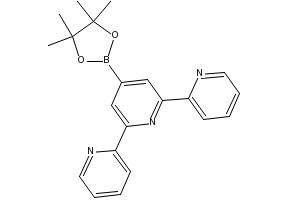 4'-(4,4,5,5-Tetramethyl-1,3,2-dioxaborolan-2-yl)-2,2':6',2''-terpyridine, 1176879-36-9, undefined, 