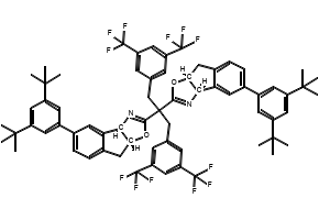 (3aS,3a'S,8aR,8a'R)-2,2'-(1,3-Bis(3,5-bis(trifluoromethyl)phenyl)propane-2,2-diyl)bis(5-(3,5-di-tert-butylphenyl)-3a,8a-dihydro-8H-indeno[1,2-d]oxazole)
