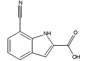 7-Cyano-1H-indole-2-carboxylic acid, 796870-32-1, undefined, 