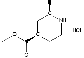 Cis-2-methylpiperidine-4-carboxylic acid methyl ester hydrochloride, 2307769-97-5, undefined, 