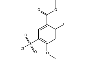 Methyl 5-(chlorosulfonyl)-2-fluoro-4-methoxybenzoate, 2060056-99-5, undefined, 