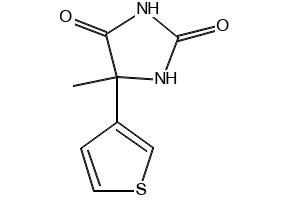 5-Methyl-5-(thiophen-3-yl)imidazolidine-2,4-dione, 858206-54-9, undefined, 