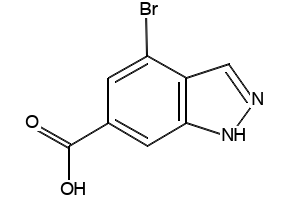 4-Bromo-1H-indazole-6-carboxylic acid, 885523-43-3, undefined, 