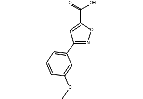 3-(3-Methoxyphenyl)isoxazole-5-carboxylic acid, 883546-38-1, undefined, 