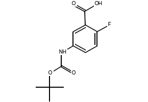 5-((tert-Butoxycarbonyl)amino)-2-fluorobenzoic acid, 141940-32-1, undefined, 