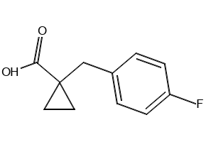 1-(4-Fluorobenzyl)cyclopropanecarboxylic acid, 139229-60-0, undefined, 