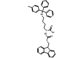 (R)-2-((((9H-Fluoren-9-yl)methoxy)carbonyl)amino)-6-((diphenyl(p-tolyl)methyl)amino)hexanoic acid, 198544-94-4, undefined, 