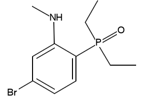 (4-Bromo-2-(methylamino)phenyl)diethylphosphine oxide, 2685825-06-1, undefined, 