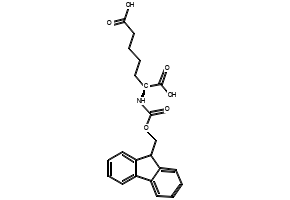 (S)-2-((((9H-Fluoren-9-yl)methoxy)carbonyl)amino)heptanedioic acid, 1350450-51-9, undefined, 