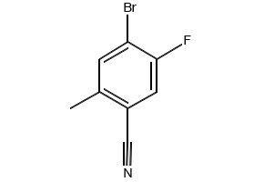 4-Bromo-5-fluoro-2-methylbenzonitrile, 916792-15-9, undefined, 