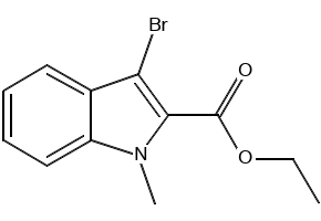 Ethyl 3-bromo-1-methyl-1H-indole-2-carboxylate, 521276-41-5, undefined, 