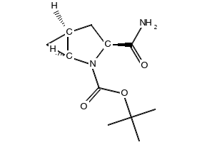 (1S,3S,5S)-3-(Aminocarbonyl)-2-azabicyclo[3.1.0]hexane-2-carboxylic acid tert-butyl ester, 361440-67-7, undefined, 