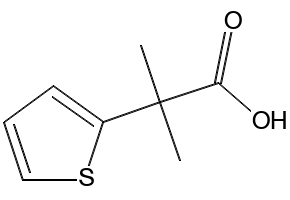 2-Methyl-2-(thiophen-2-yl)propanoic acid, 90953-78-9, undefined, 