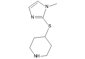 4-((1-Methyl-1H-imidazol-2-yl)thio)piperidine, 147611-58-3, undefined, 