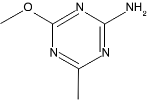 2-Amino-4-methoxy-6-methyl-1,3,5-triazine, 1668-54-8, undefined, 