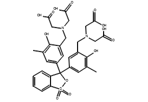 2,2',2'',2'''-((((1,1-Dioxido-3H-benzo[c][1,2]oxathiole-3,3-diyl)bis(6-hydroxy-5-methyl-3,1-phenylene))bis(methylene))bis(azanetriyl))tetraacetic acid