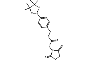 2,5-Dioxopyrrolidin-1-yl 4-(4,4,5,5-tetramethyl-1,3,2-dioxaborolan-2-yl)benzyl carbonate, 1255209-41-6, undefined, 