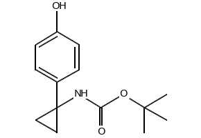 Tert-butyl (1-(4-hydroxyphenyl)cyclopropyl)carbamate