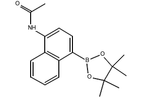 N-(4-(4,4,5,5-Tetramethyl-1,3,2-dioxaborolan-2-yl)naphthalen-1-yl)acetamide, 1864801-88-6, undefined, 
