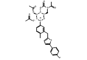 Canagliflozin tetraacetate, 866607-35-4, undefined, 