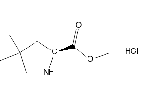 Methyl (S)-4,4-dimethylpyrrolidine-2-carboxylate hydrochloride, 1262400-68-9, undefined, 