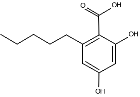 Olivetolic acid, 491-72-5, undefined, 