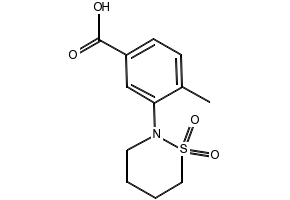3-(1,1-Dioxido-1,2-thiazinan-2-yl)-4-methylbenzoic acid, 927996-01-8, undefined, 