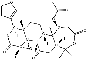 (1S,3aS,4aR,4bR,6aR,11S,11aR,11bR,13aS)-1-(Furan-3-yl)-4b,7,7,11a,13a-pentamethyl-3,5,9-trioxohexadecahydrooxepino[4',3':3,4]benzo[1,2-f]oxireno[2,3-d]isochromen-11-yl acetate