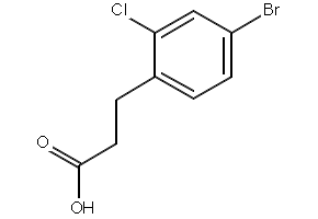 3-(4-Bromo-2-chlorophenyl)propanoic acid, 1261725-56-7, undefined, 