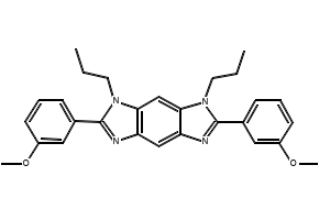 2,6-Bis(3-methoxyphenyl)-1,7-dipropyl-1,7-dihydrobenzo[1,2-d:4,5-d']diimidazole, 2980758-31-2, undefined, 